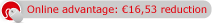Online advantage: €16,53 reduction